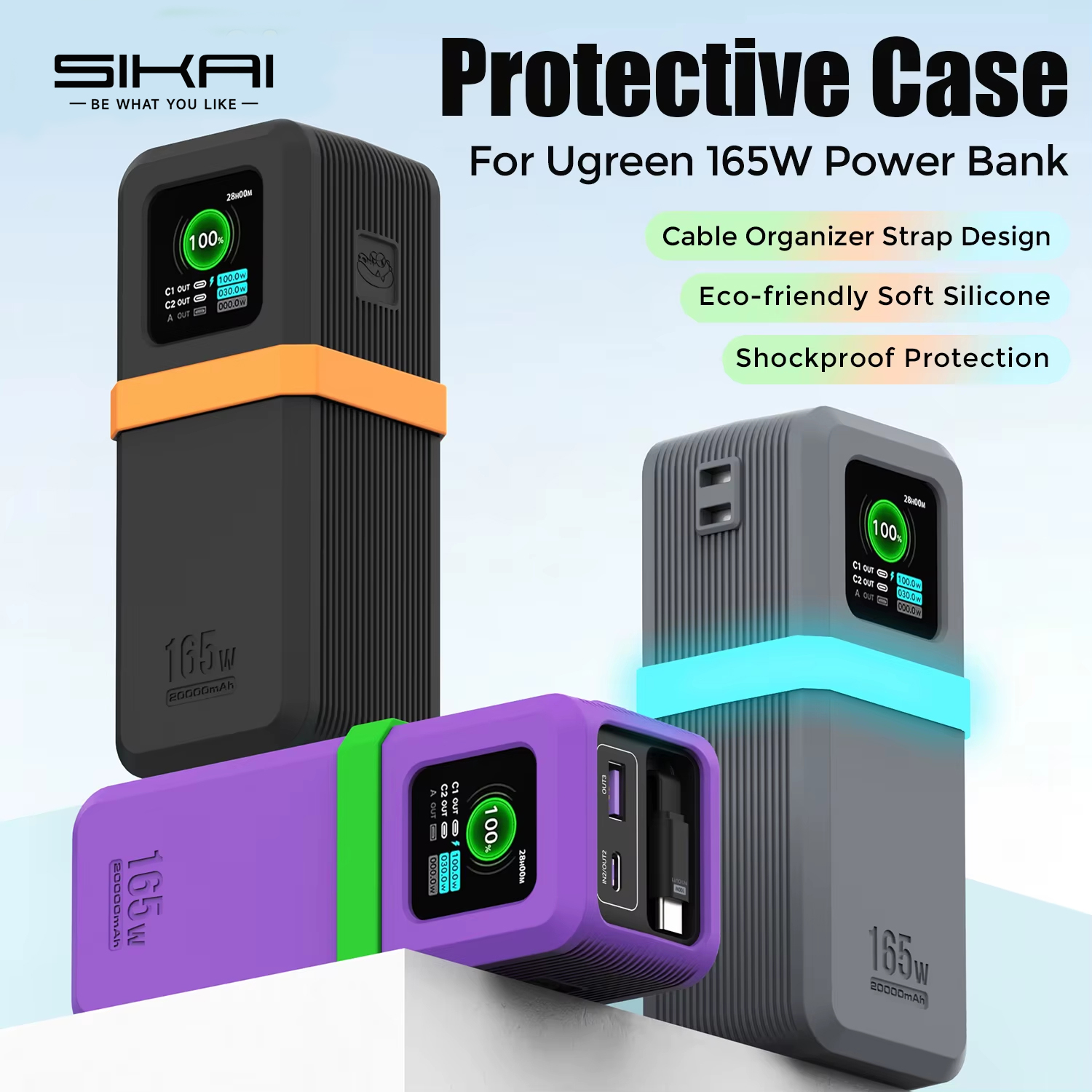 Diy Electronics Components - Capa de Silicone SIKAI para Power