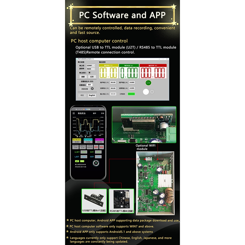 Dc Power Supply Variable - Módulo de Potência WZ5005 de Desempenho