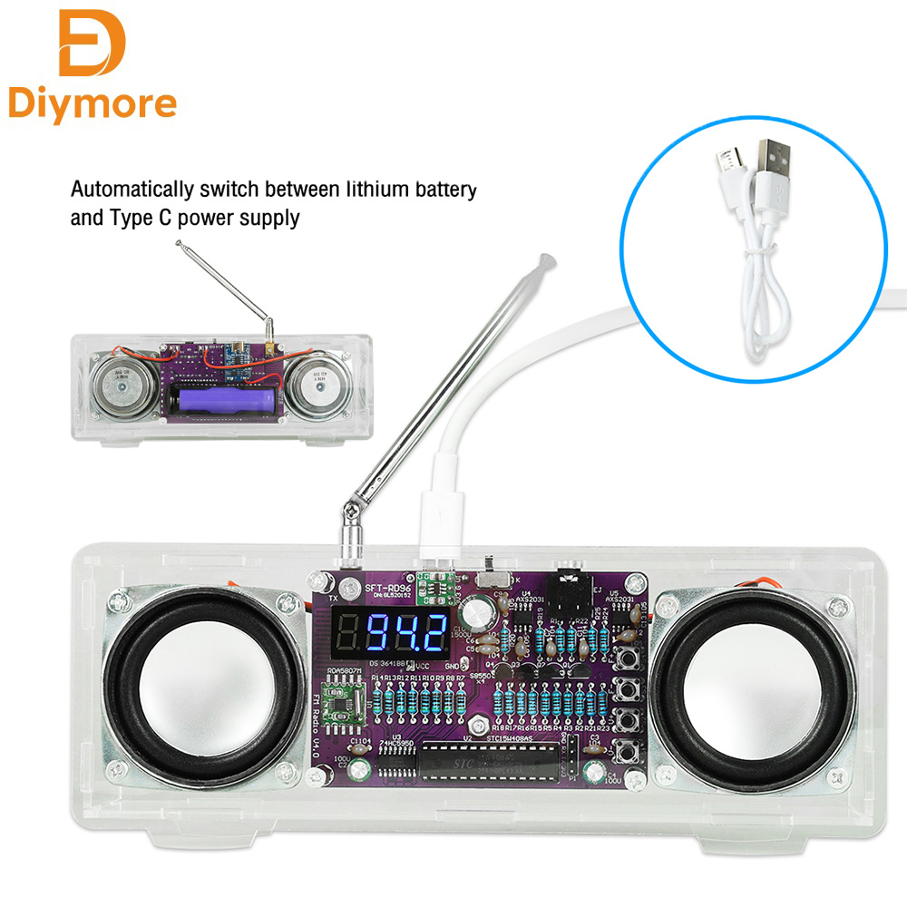 Diy Electronics Youtube Channel - Kit de Soldagem de Rádio FM