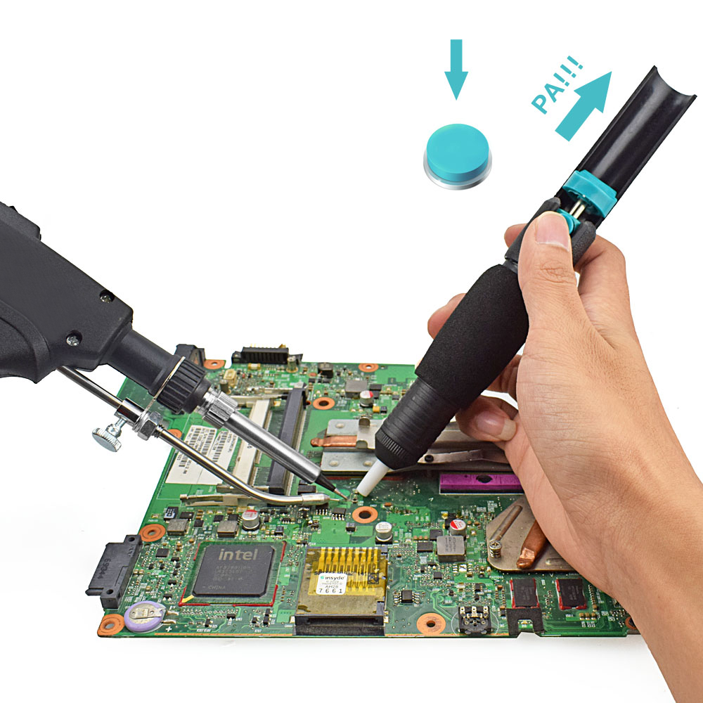 Desoldering Pump Solder - NEWACALOX-Bomba De Desoldagem A Vácuo, Ferramenta