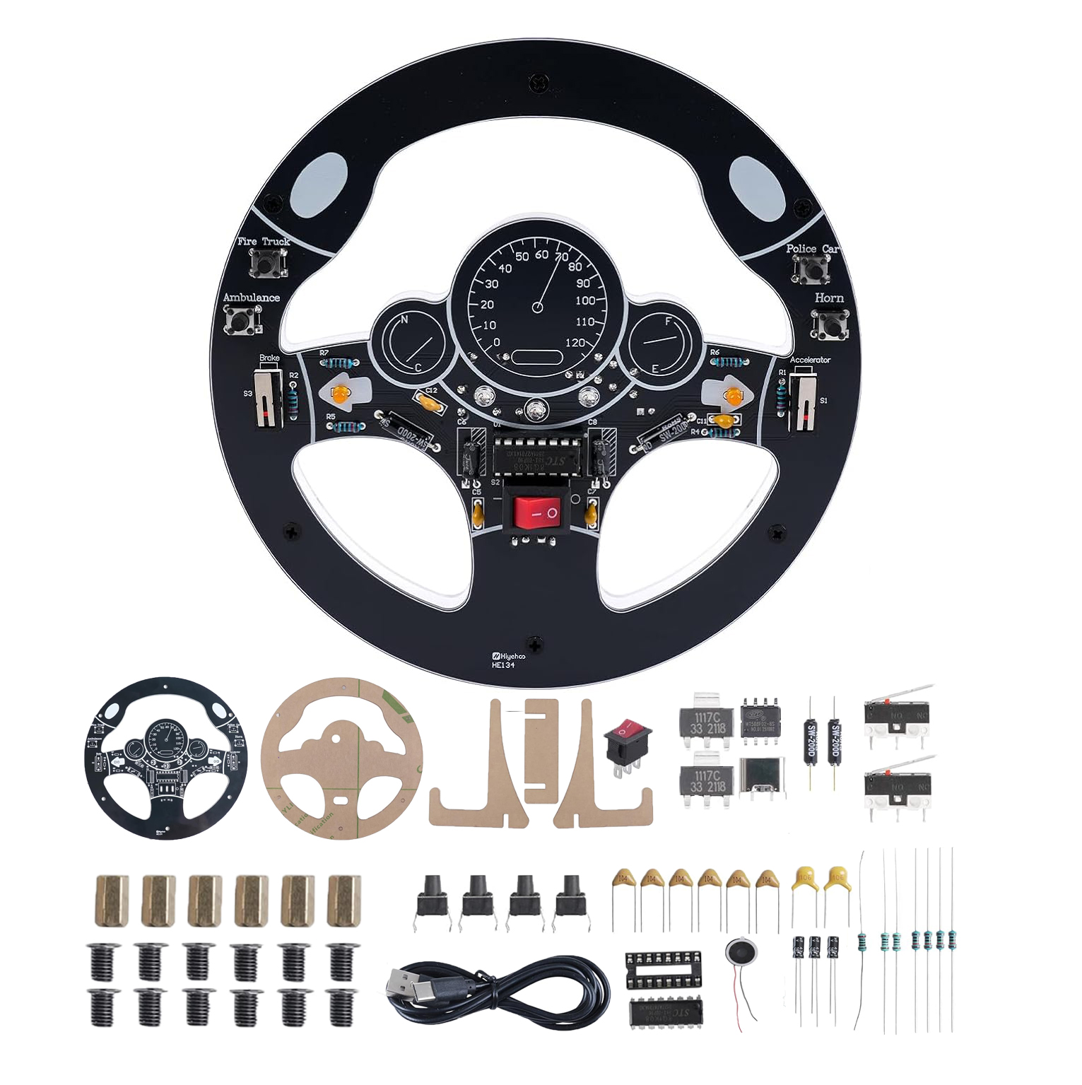 Diy Electronics For Adults - Kit de Soldagem DIY para Volante