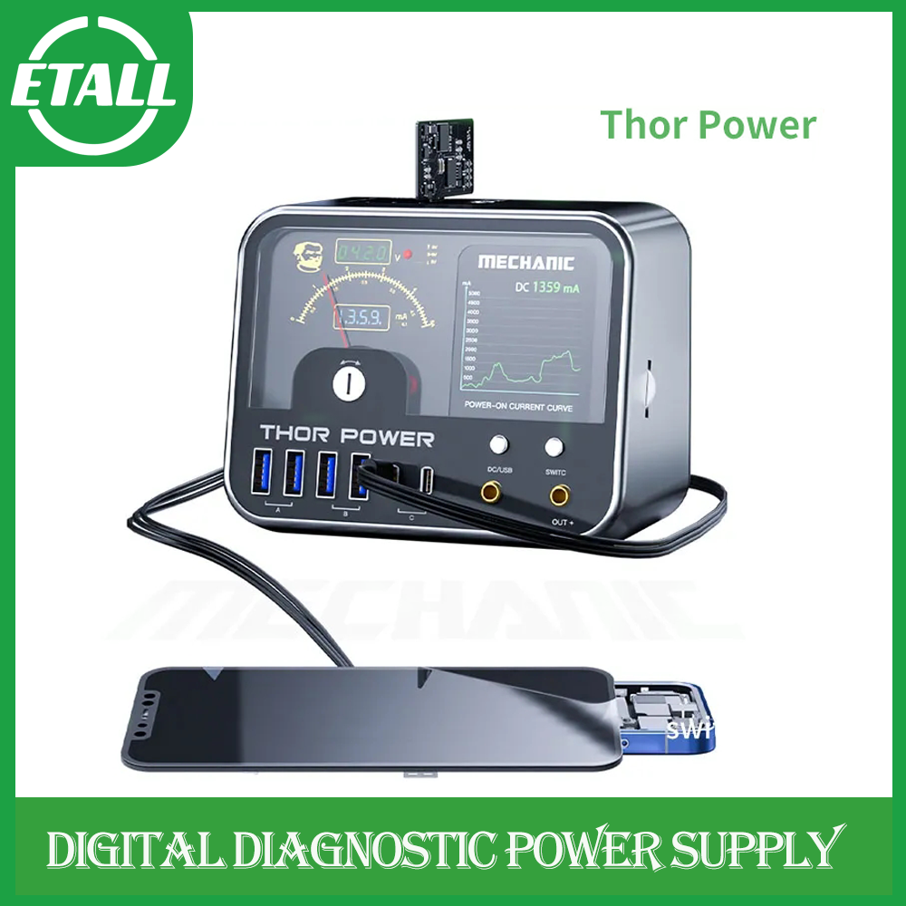 Dc Power Supply Variable - MECÂNICO Thor Power Ajustável DC Regulado