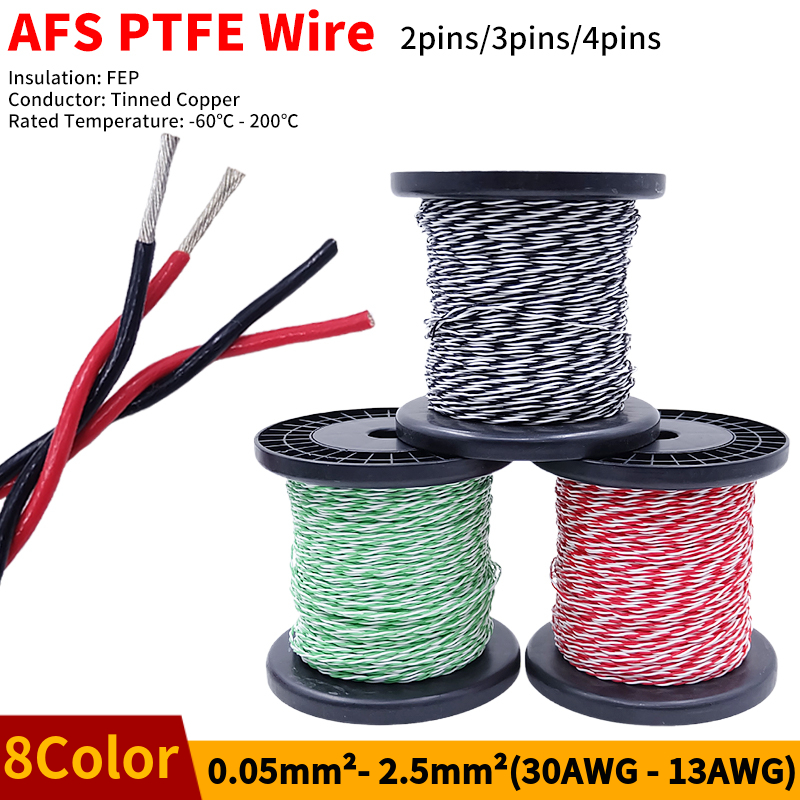 Diy Electronics Music - Fio de ptfe afs200 2 pinos