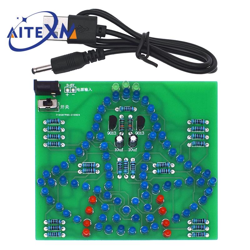 Diy Analog Electronics - Dc 3-5v diy led balanço vento