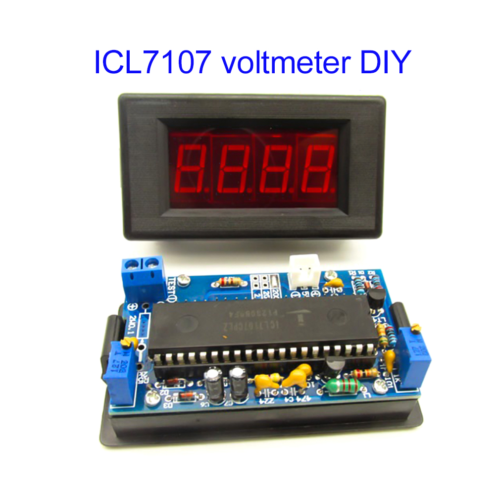 Diy Analog Electronics - Kit DIY de Peças para Voltímetro