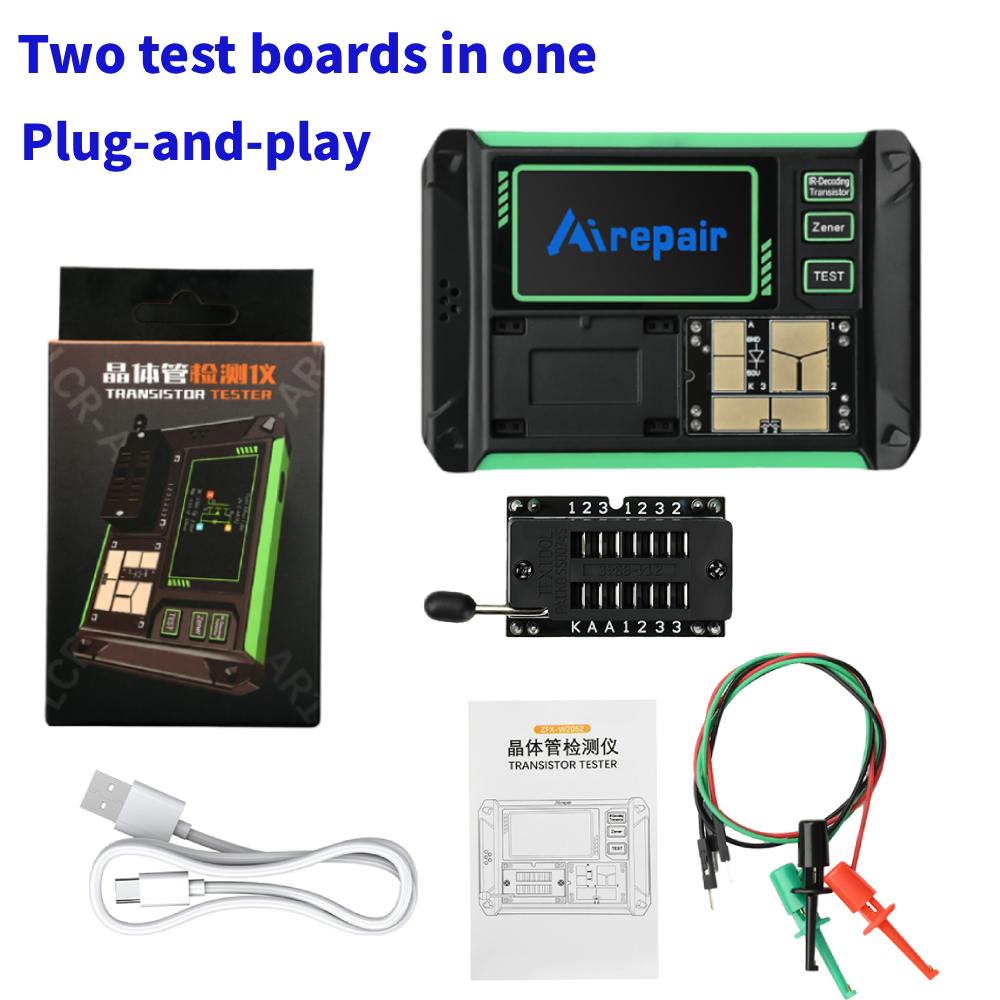 R/Diy Electronics - Testador Multifuncional de Transistores LCR-AR1, Medidor