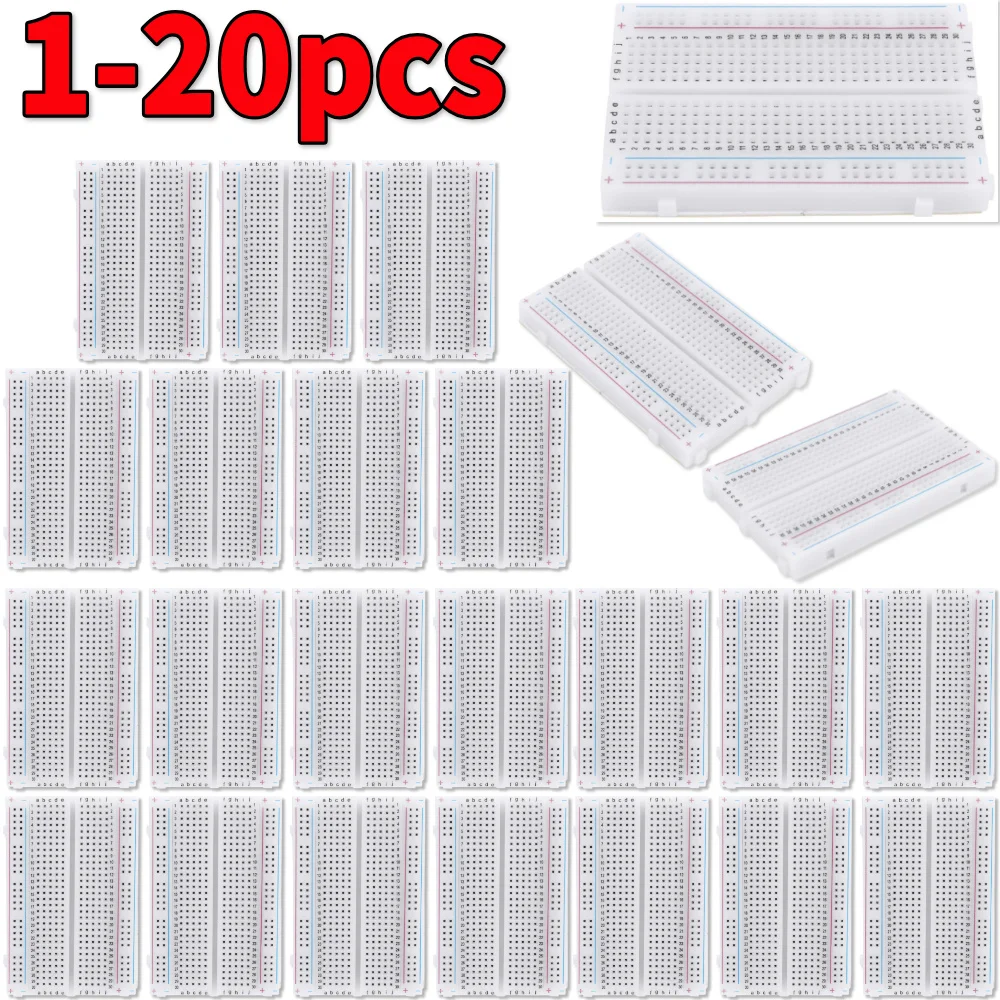 Diy Analog Electronics - 1-20 peças Protoboard PCB sem solda
