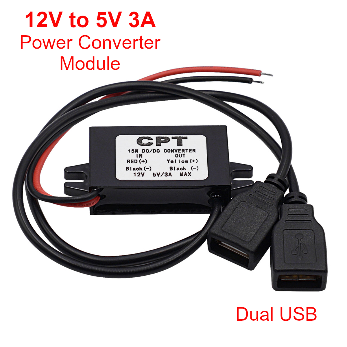 Dc Power Supply Variable - 12V para 5V 3A 15W DC