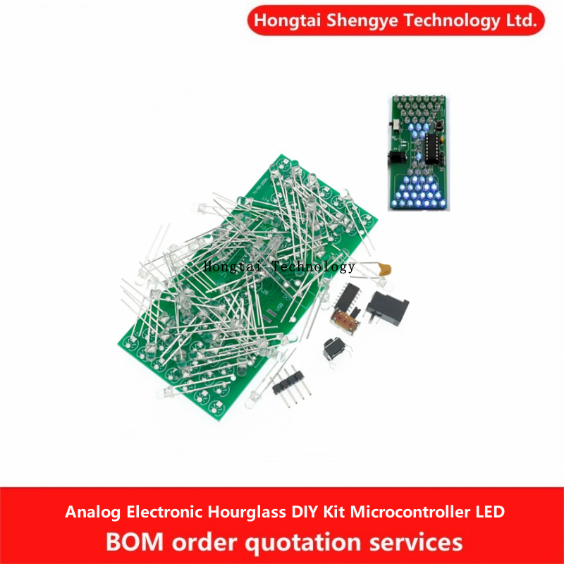 Diy Analog Electronics - Kit de ampulheta eletrônica analógica, microcontrolador