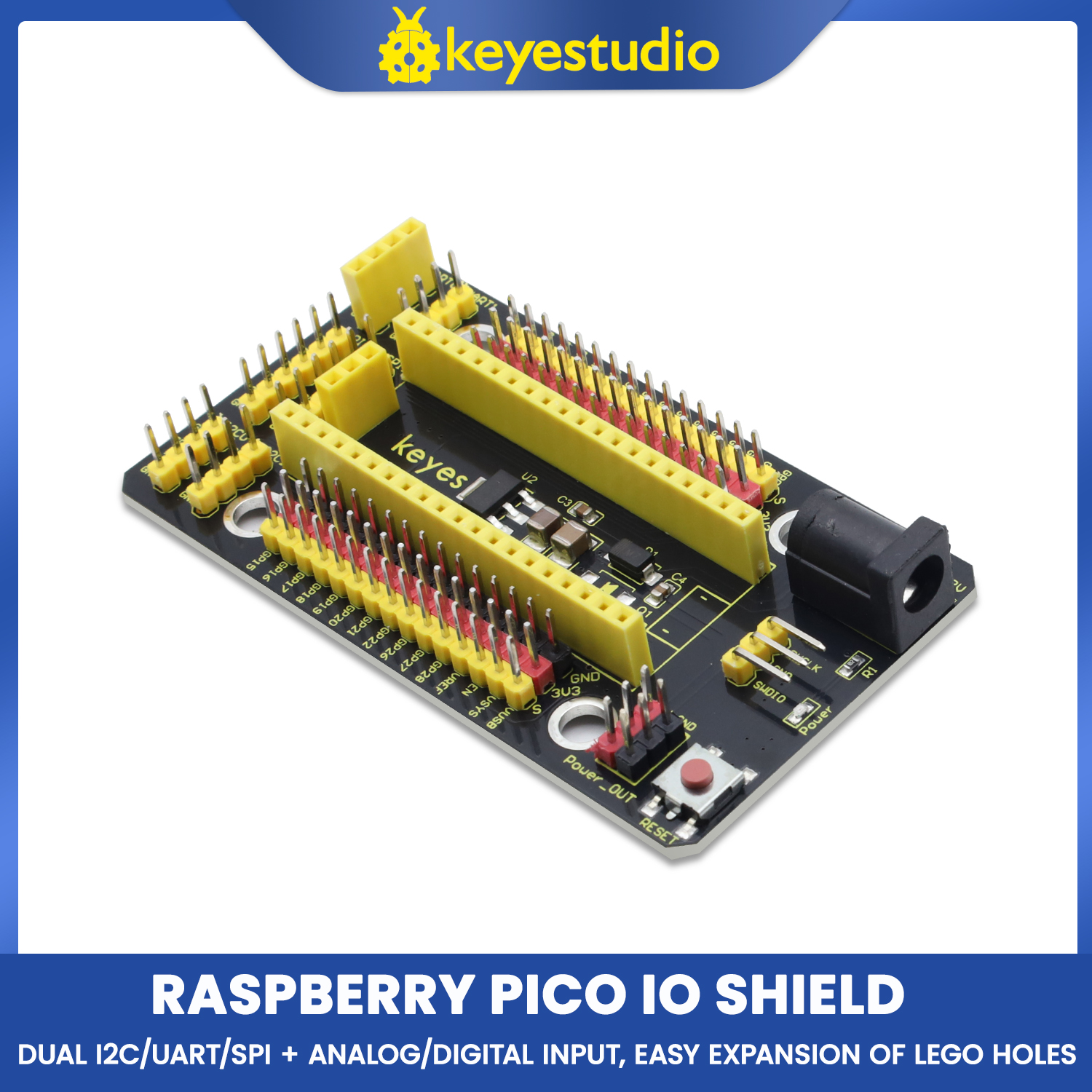 Diy Electronics Raspberry Pi - Keyestudio raspberry pi pico io placa
