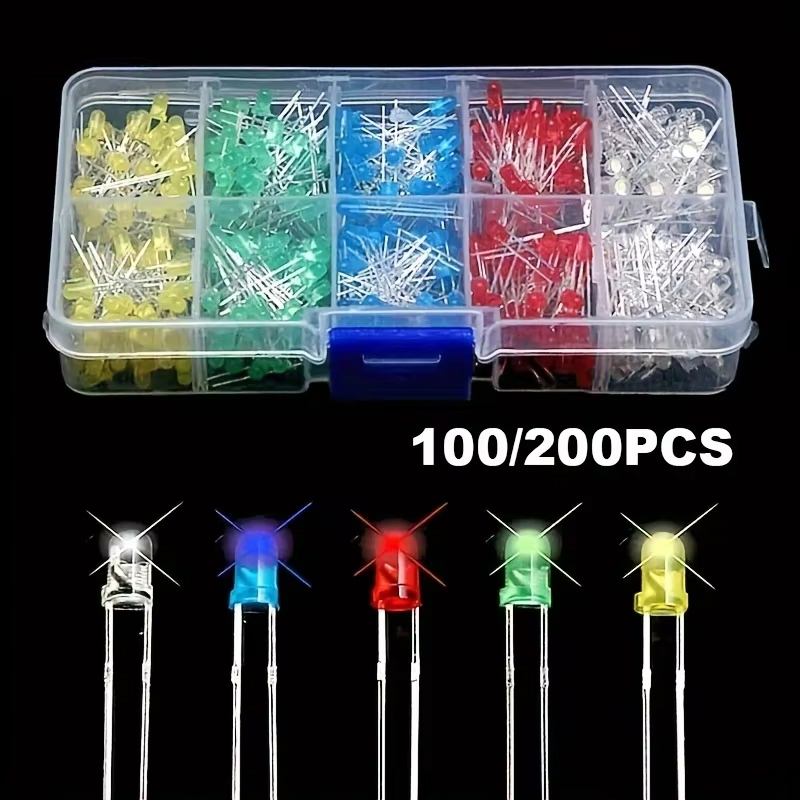 R/Diy Electronics - Kit de Diodos LED Multicoloridos 3mm