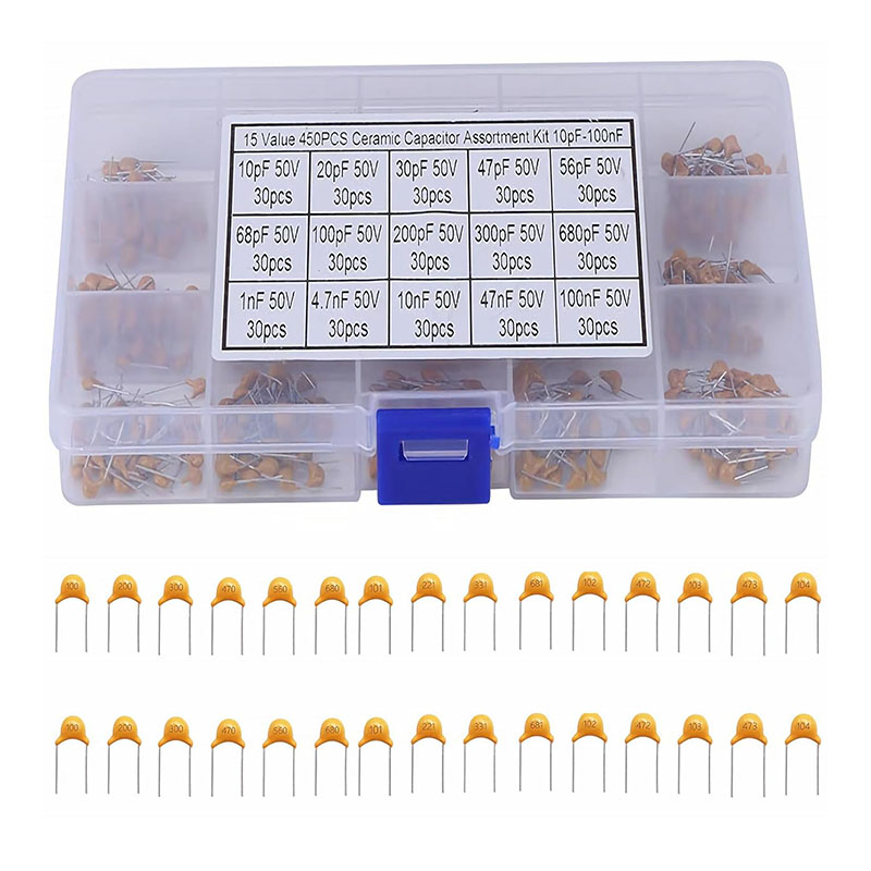 Capacitor Kit Assortment - Kit Multilayer Cerâmica Capacitor Variedade com