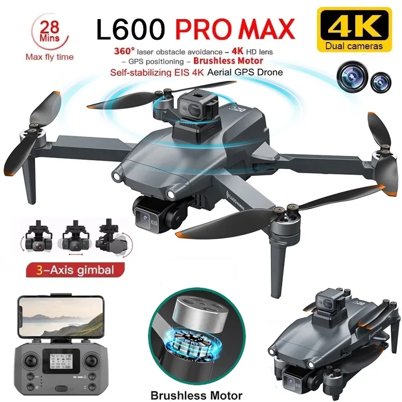 Diy Drone Electronics - L600 pro max gps drone profissional