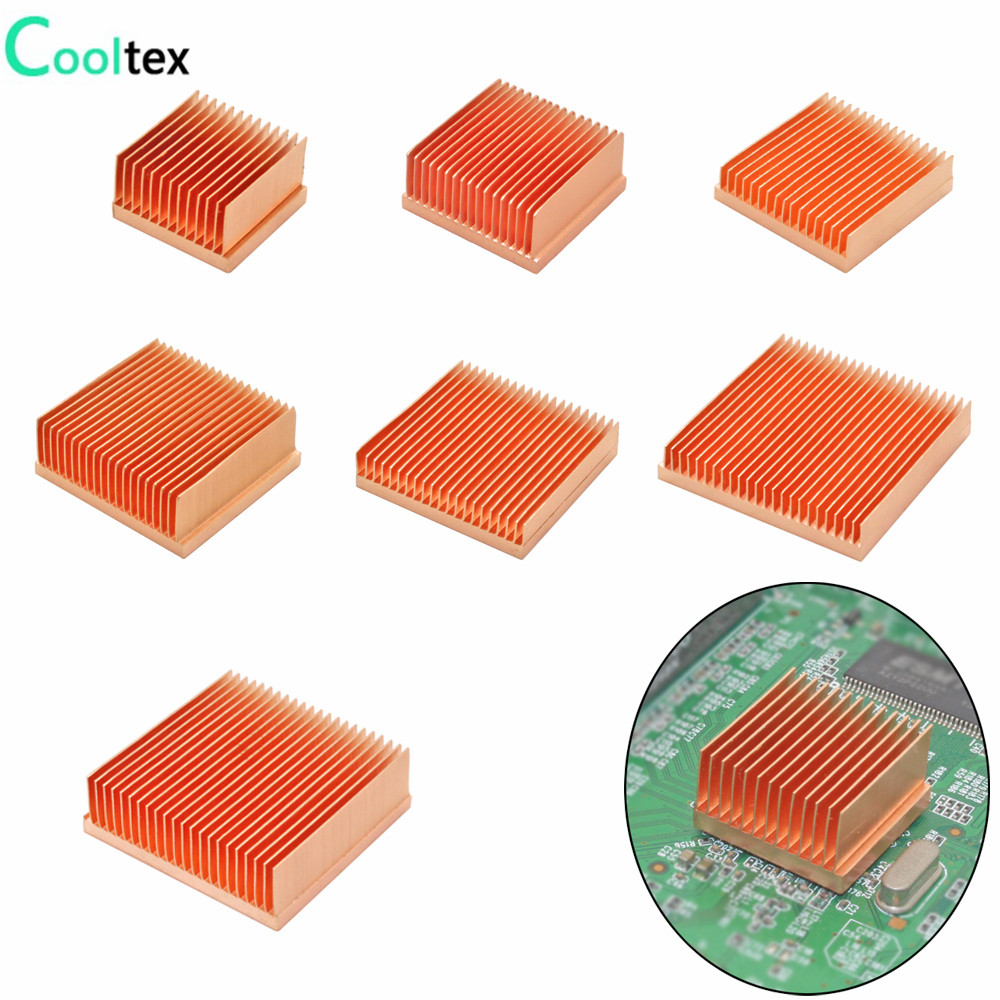 Diy Electronics Raspberry Pi - Diy cobre puro dissipador de calor