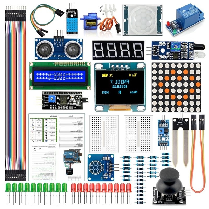 Diy Electronics Starter Kit - Kit Eletrônico DIY T23C com Display