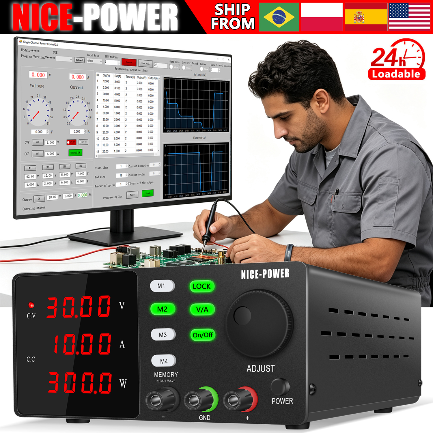 Dc Power Supply Variable - Fonte de Alimentação DC de Alta