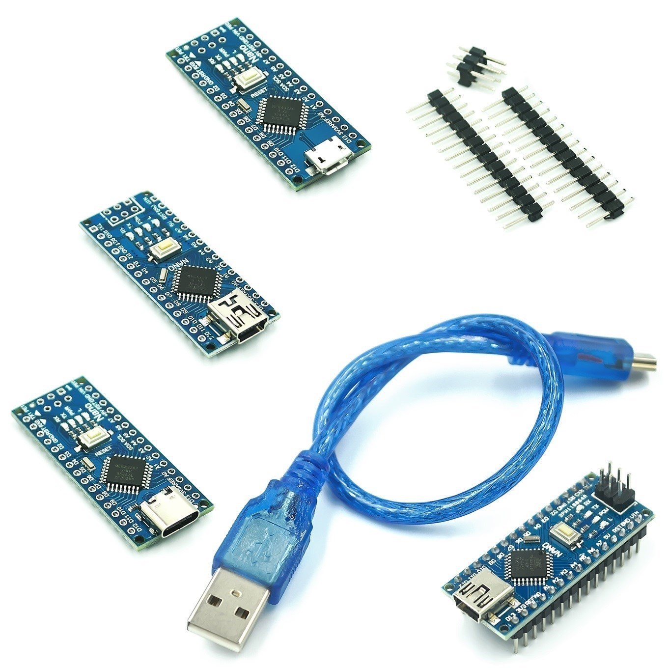 Arduino Uno Starter Kit - Controlador Vermelho Compatível com Bootloader para