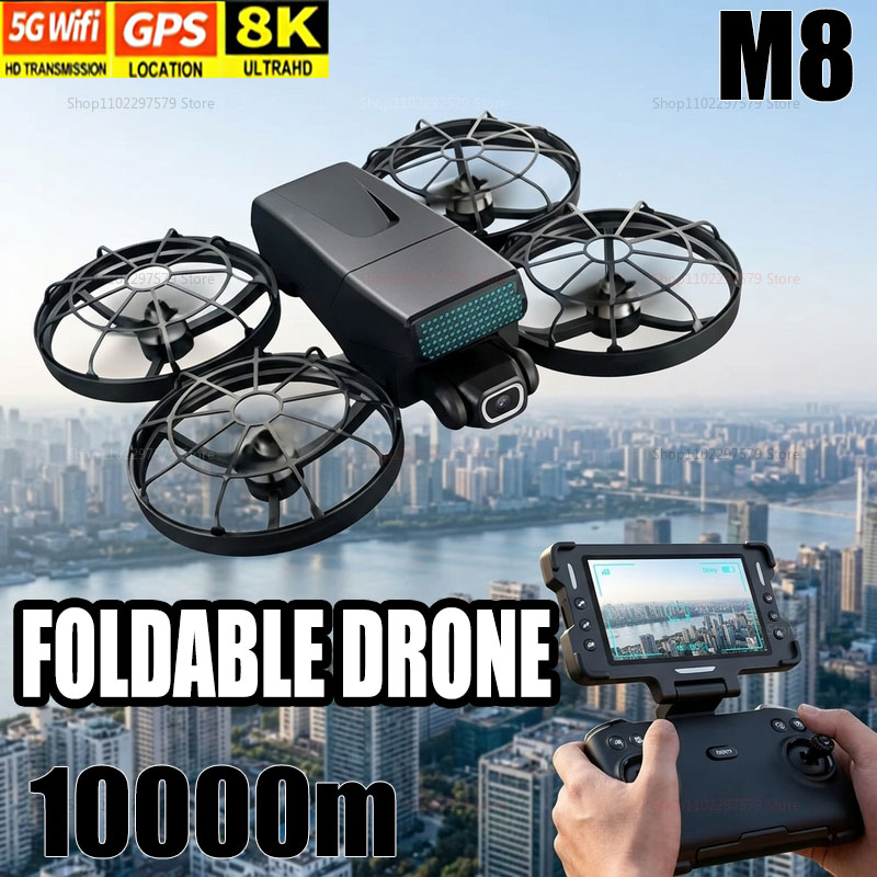 Diy Drone Electronics - Novos Drones M8 GPS 8K Profissional