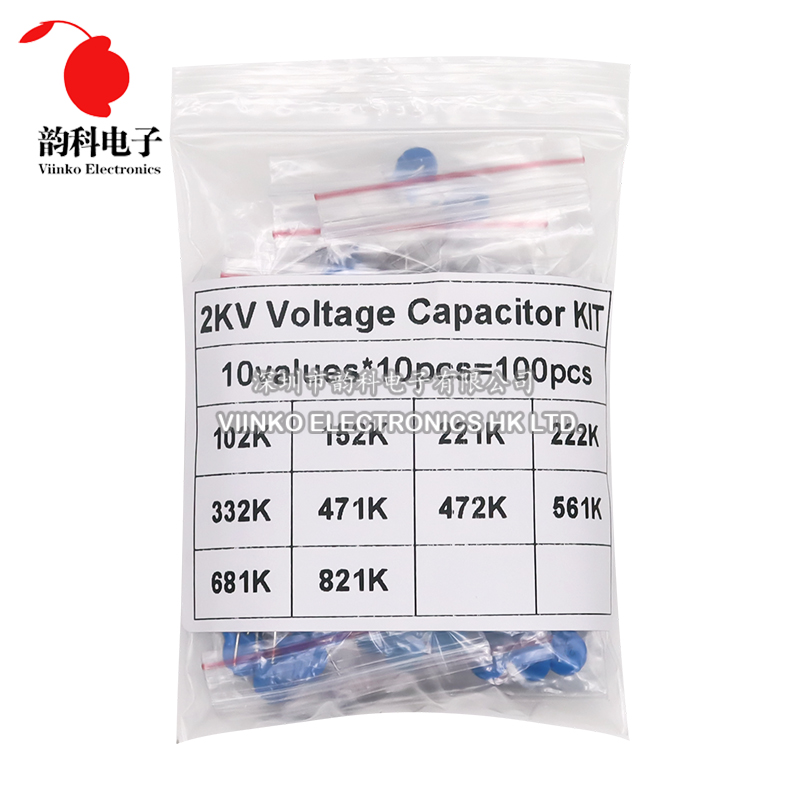 Capacitor Kit Assortment - Capacitor cerâmico de alta tensão Variedade