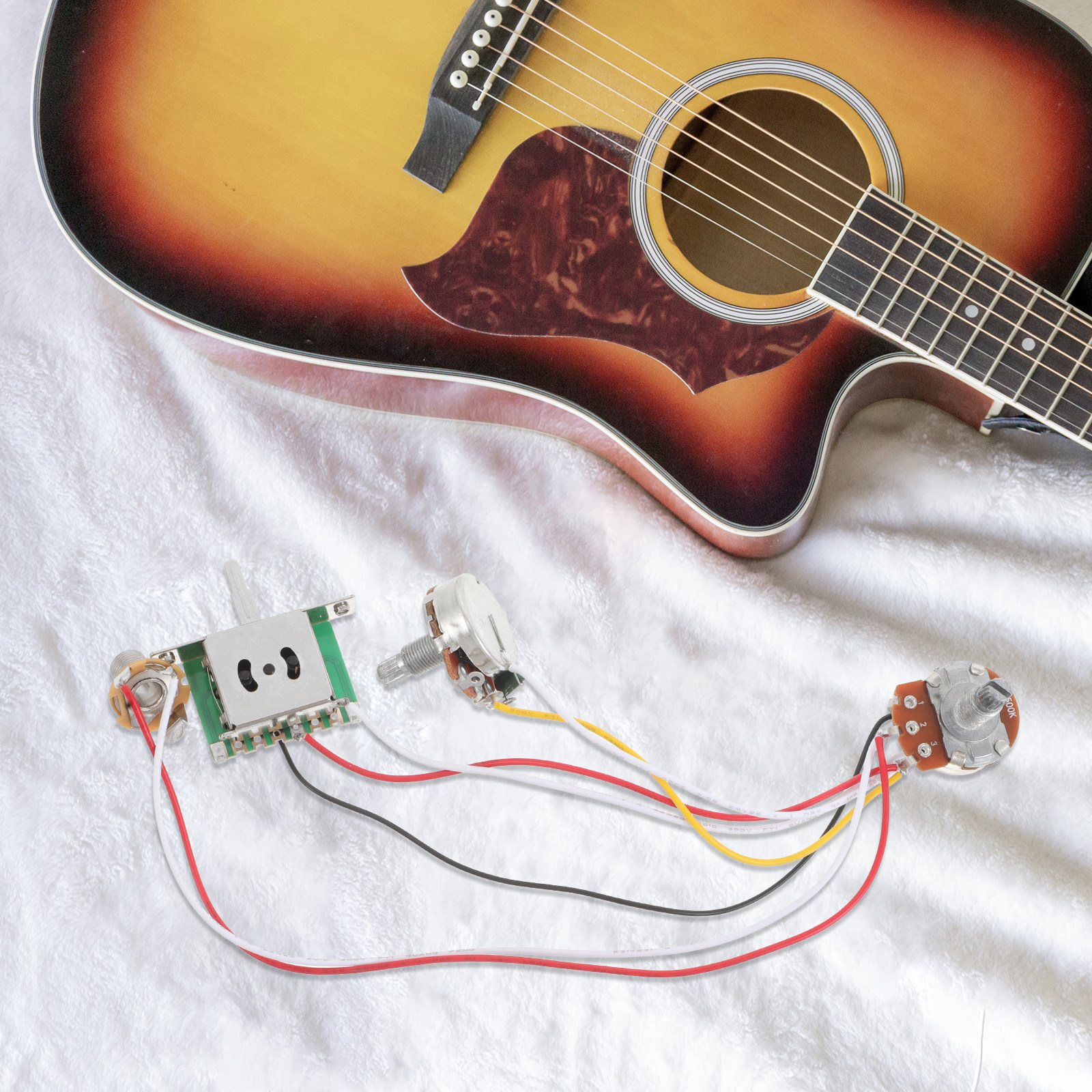 Diy Guitar Electronics Kit - Kit de Fiação para Guitarra Elétrica