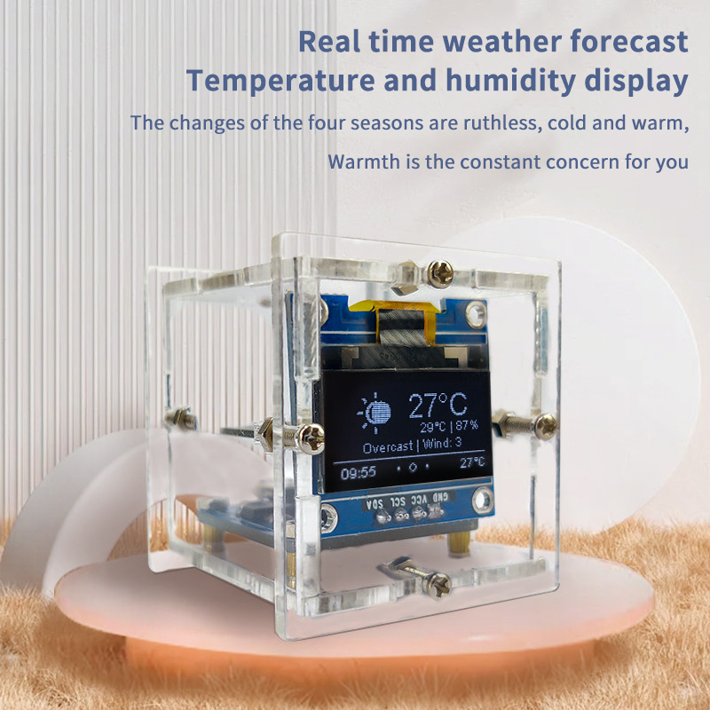 Kit de Relógio Meteorológico M - Diy Elektronik avaliação e preço