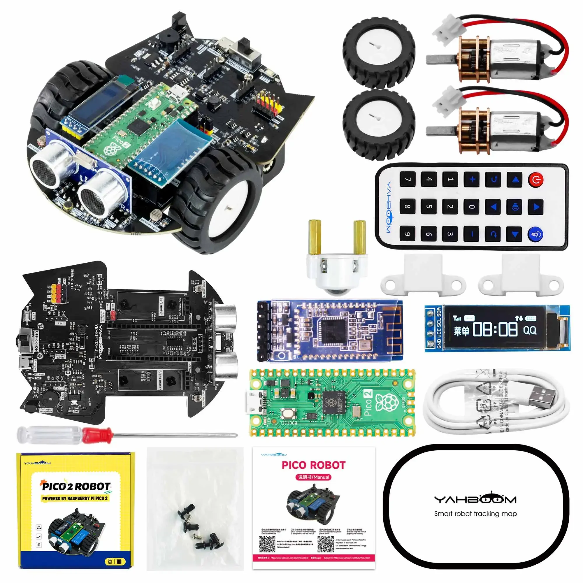 Yahboom raspberry pi pico 2 ro - Diy Electronics Raspberry Pi avaliação e preço