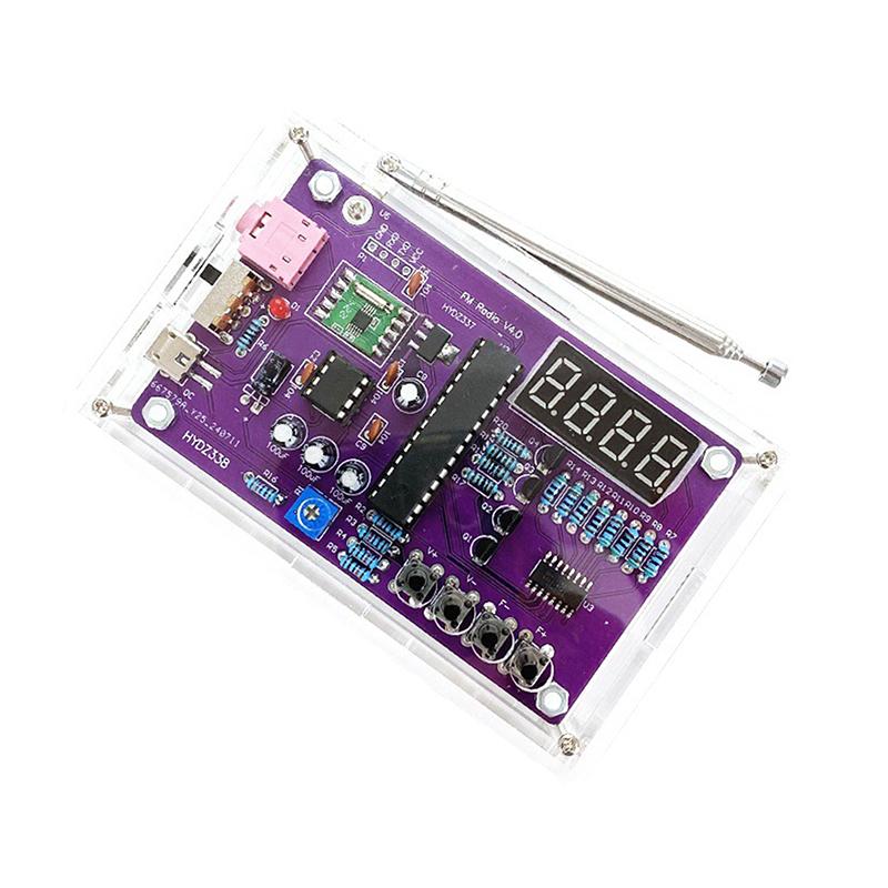 Kit DIY de Rádio FM de Canal D - Diy Electronics For Adults avaliação e preço