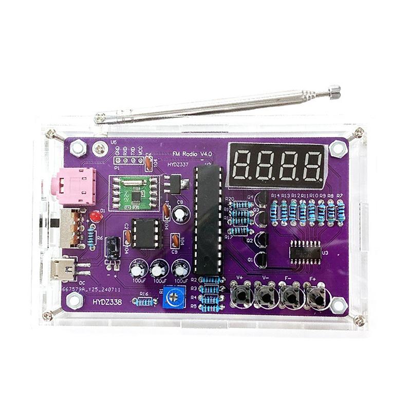 Kit DIY de Rádio FM de Canal D - Diy Electronics For Adults avaliação e preço