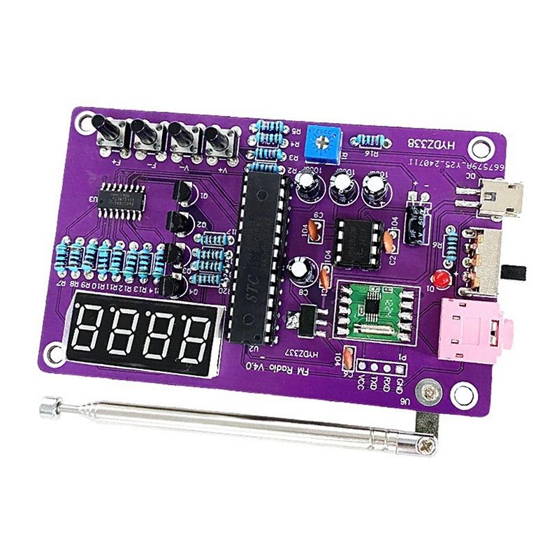 Kit DIY de Rádio FM de Canal D - Diy Electronics For Adults avaliação e preço