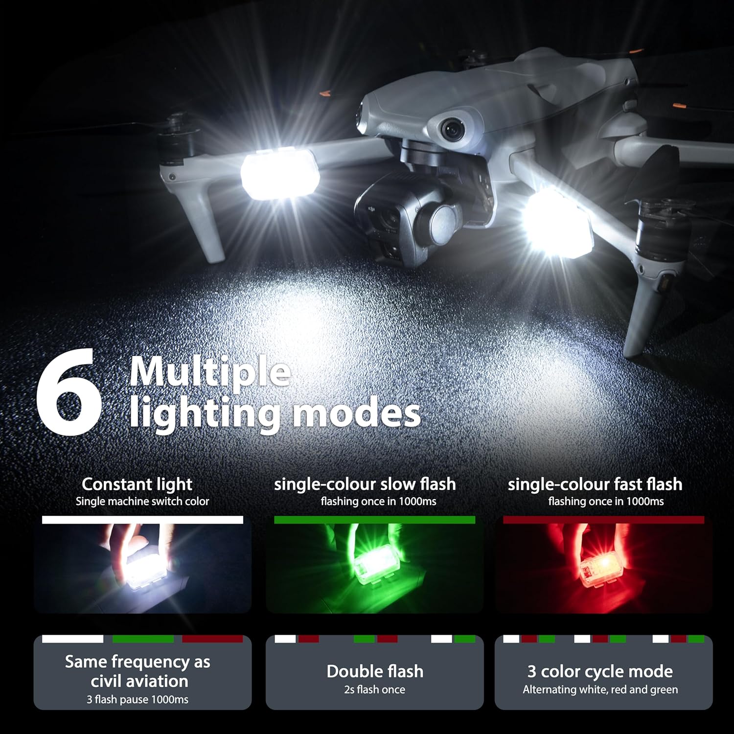 Startrrc drone luz estroboscóp - Diy Rc Electronics avaliação e preço