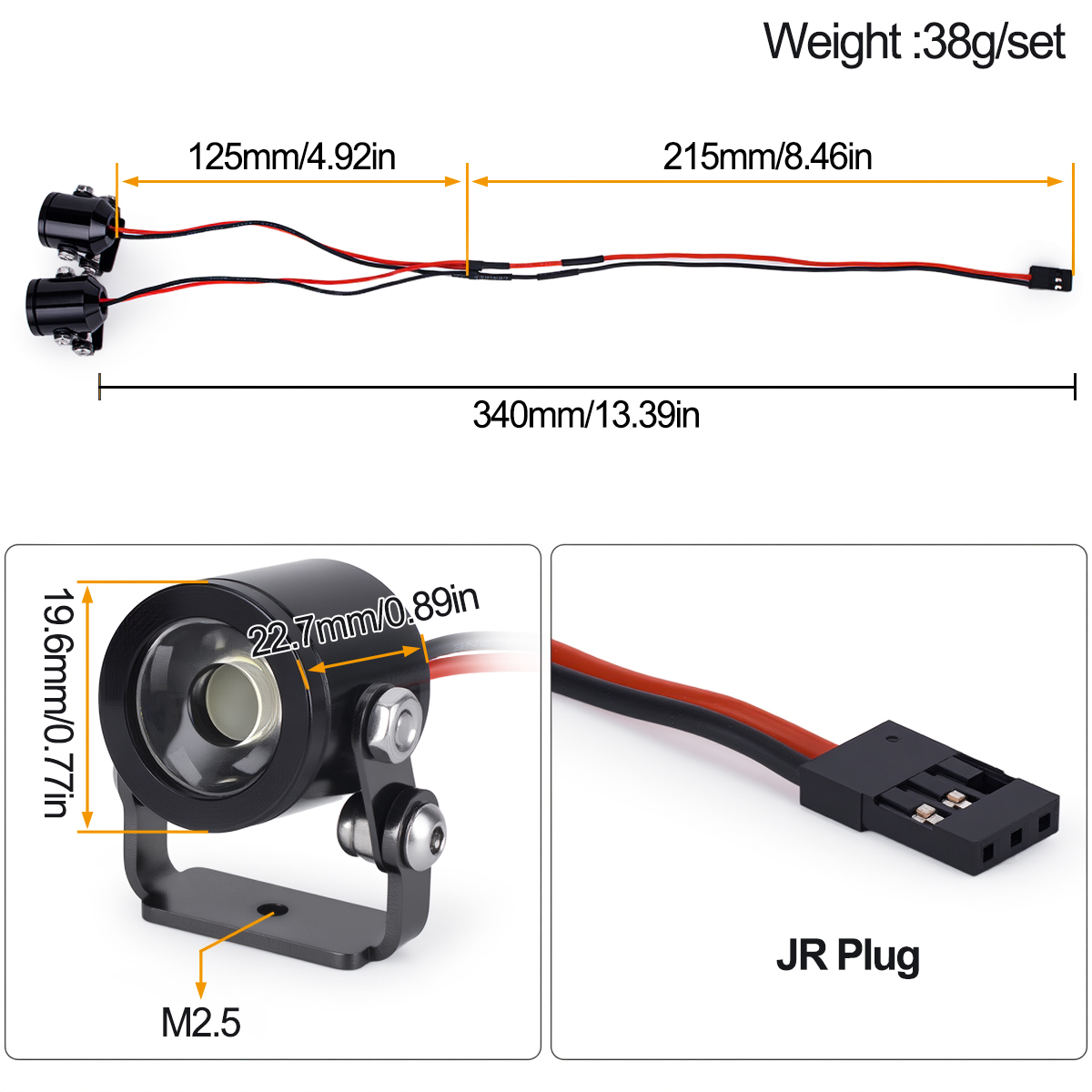 Farol de LED para Carro RC com - Diy Rc Electronics avaliação e preço