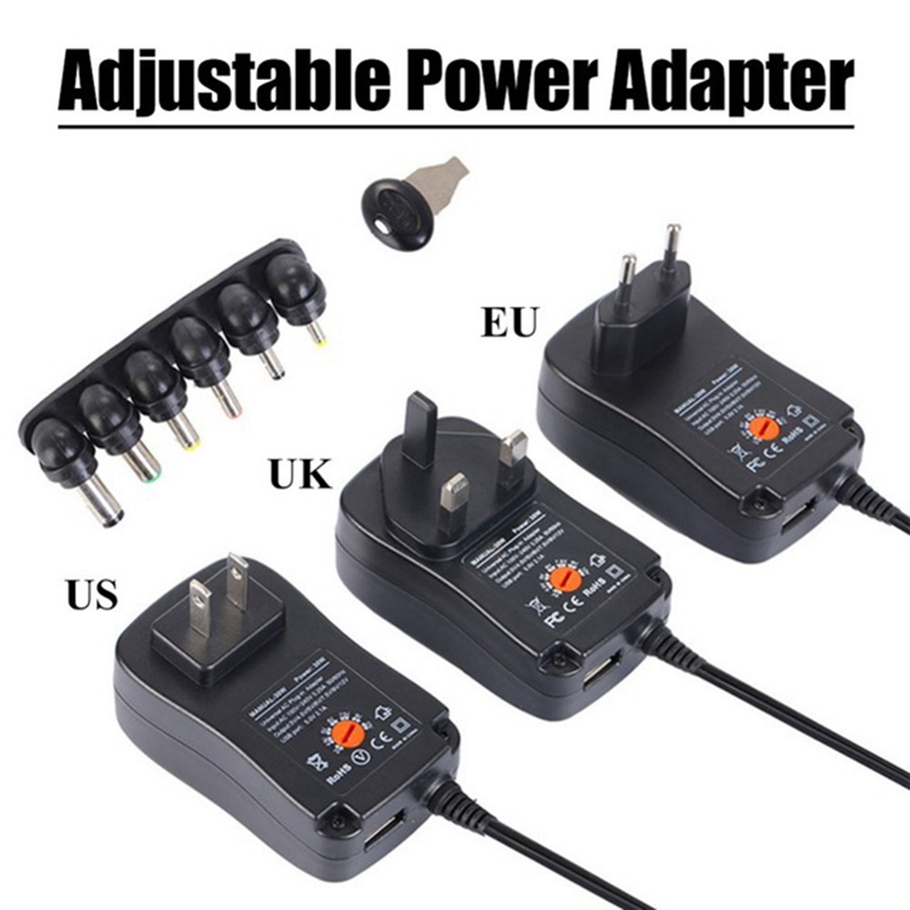 Adaptador AC/DC Universal, 30W - Dc Power Supply Variable avaliação e preço