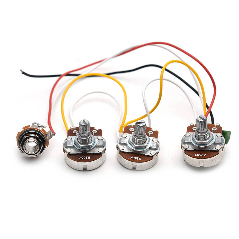 Chicote de Fiação para Baixo E - Diy Guitar Electronics Kit avaliação e preço