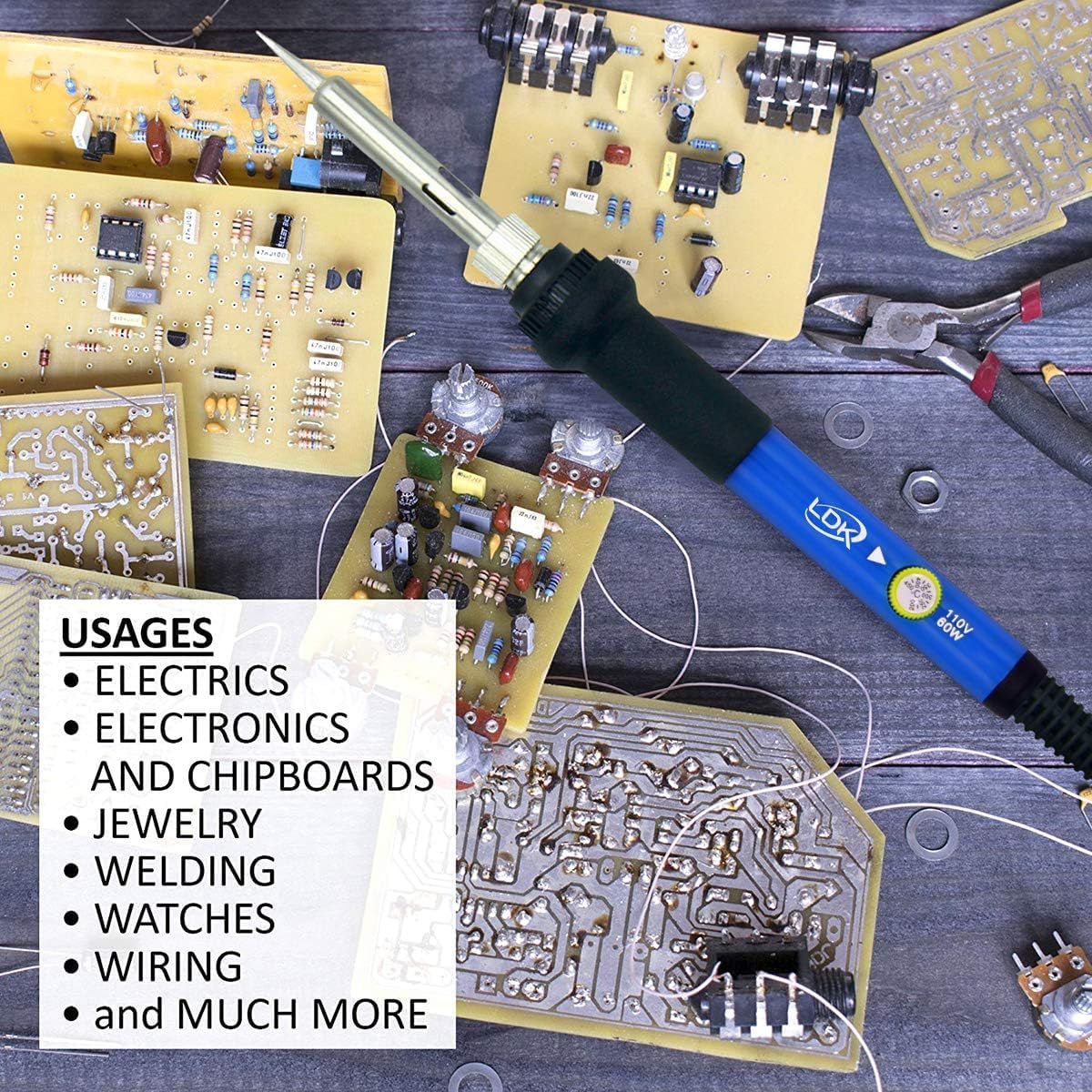 Kit de Ferro de Solda 60W com  - Desoldering Pump Solder avaliação e preço