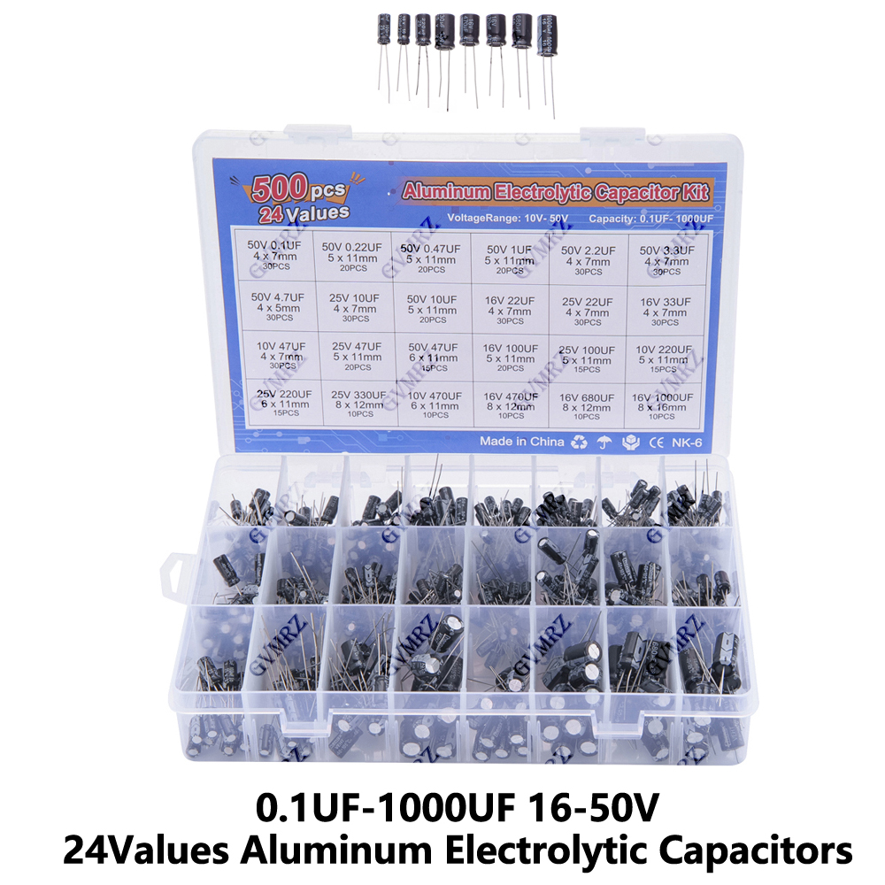 500PCS/lote Kit Sortido de Cap - Capacitor Kit Assortment avaliação e preço