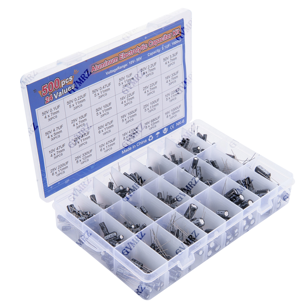 500PCS/lote Kit Sortido de Cap - Capacitor Kit Assortment avaliação e preço