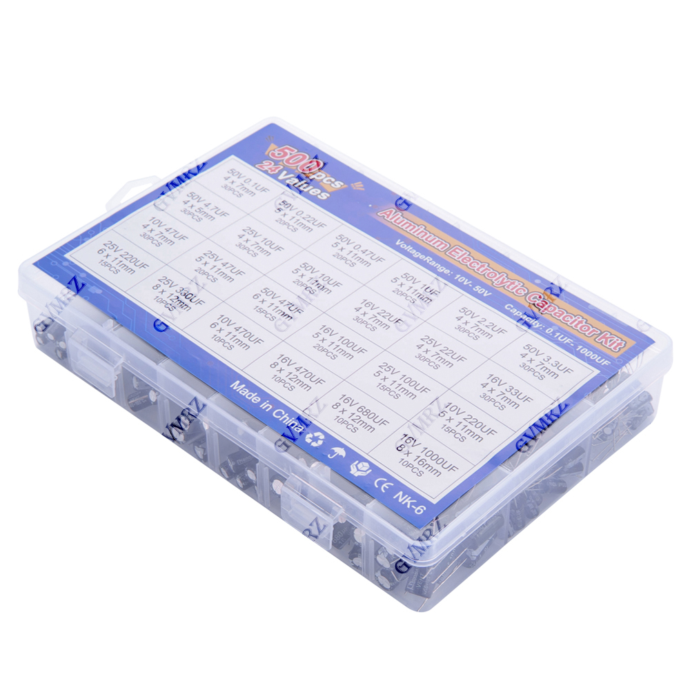 500PCS/lote Kit Sortido de Cap - Capacitor Kit Assortment avaliação e preço