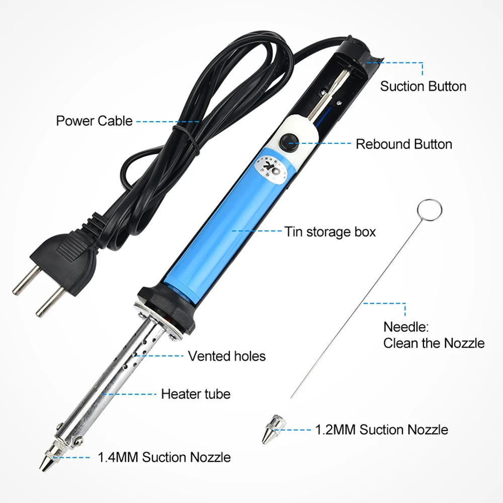 Caneta Elétrica 2 em 1 para Su - Desoldering Pump Solder avaliação e preço
