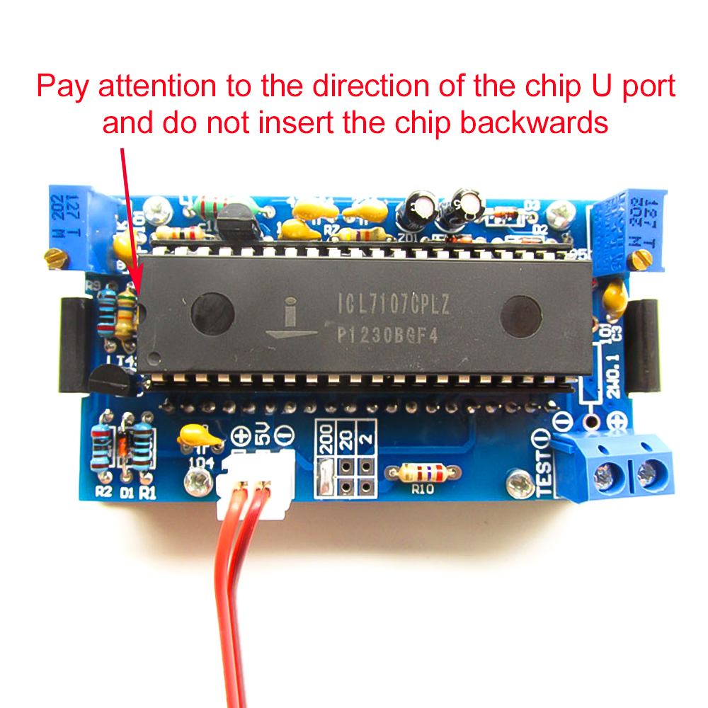 Kit DIY de Peças para Voltímet - Diy Analog Electronics avaliação e preço