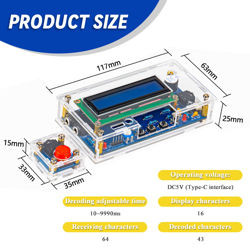 Decodificação de telégrafo diy - R/Diy Electronics avaliação e preço