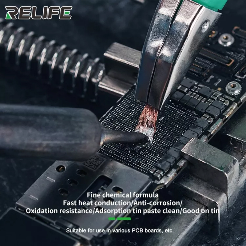 Relife malha de dessoldagem an - Desoldering Pump Solder avaliação e preço
