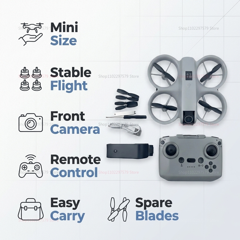 Mini Drone com Câmera HD 8K FP - Diy Rc Electronics avaliação e preço