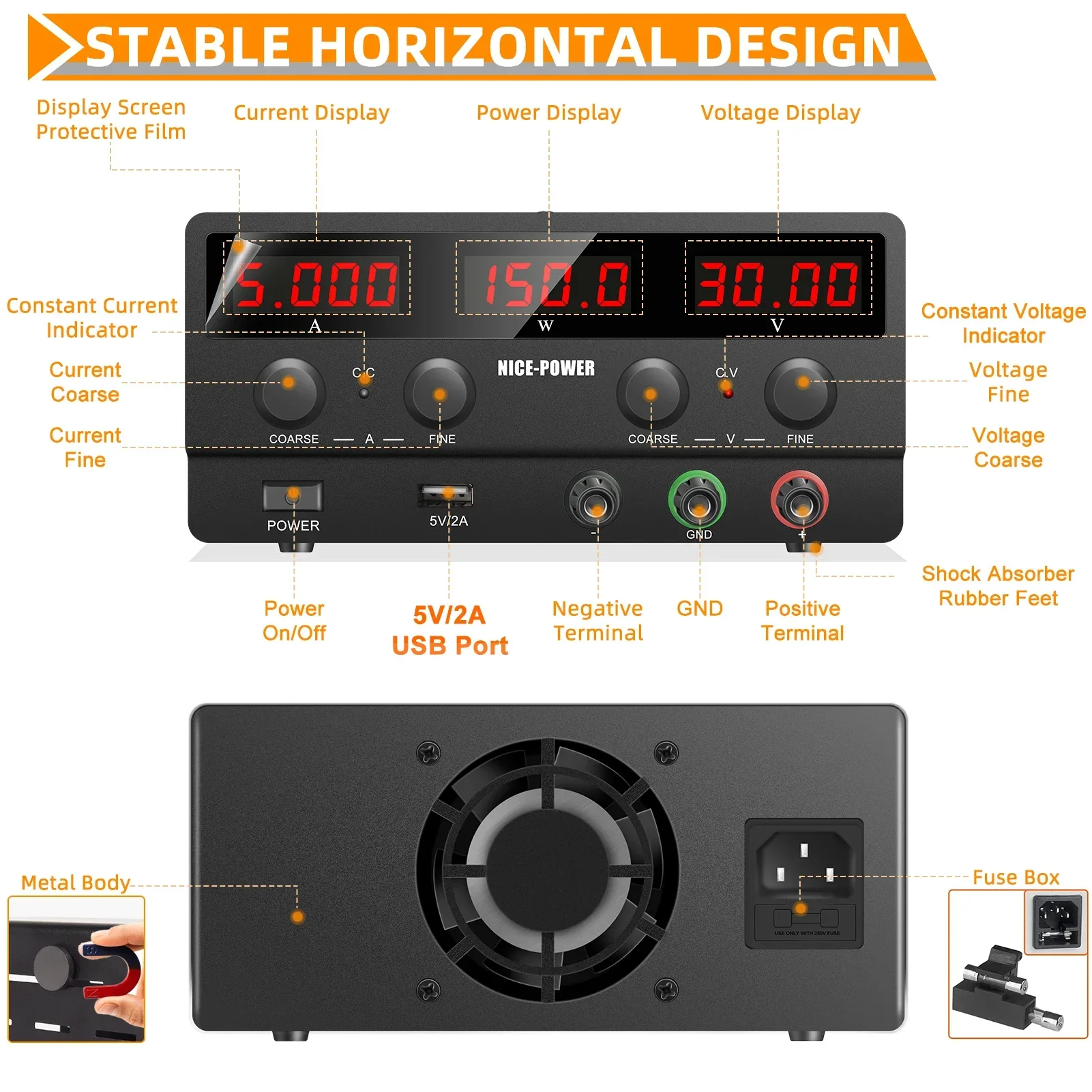 Fonte de Alimentação DC 30V 5A - Dc Power Supply Variable avaliação e preço