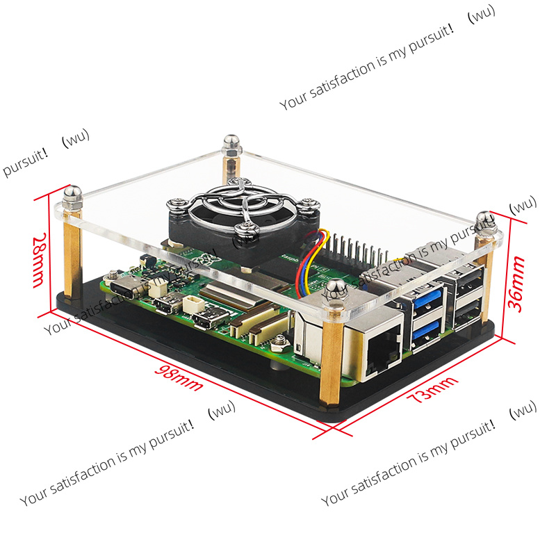 Case de Acrílico Transparente  - Diy Electronics Raspberry Pi avaliação e preço