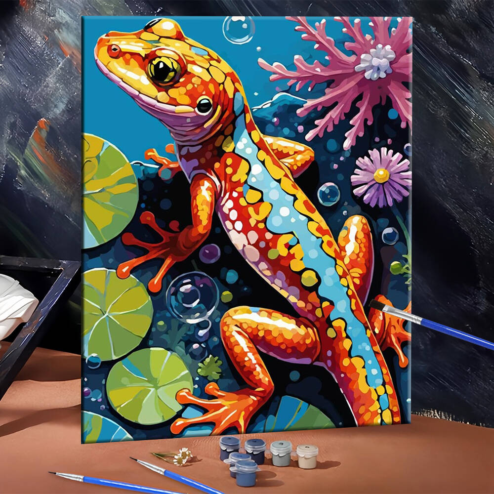Pintura a óleo por números pai - Diy Elektronik avaliação e preço