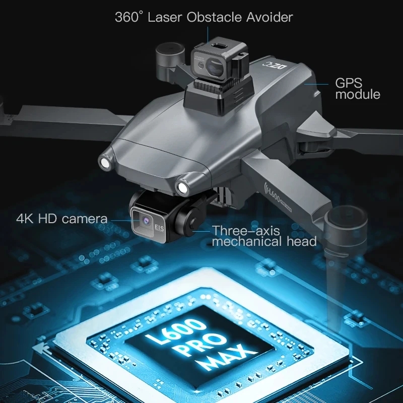L600 pro max gps drone profiss - Diy Drone Electronics avaliação e preço