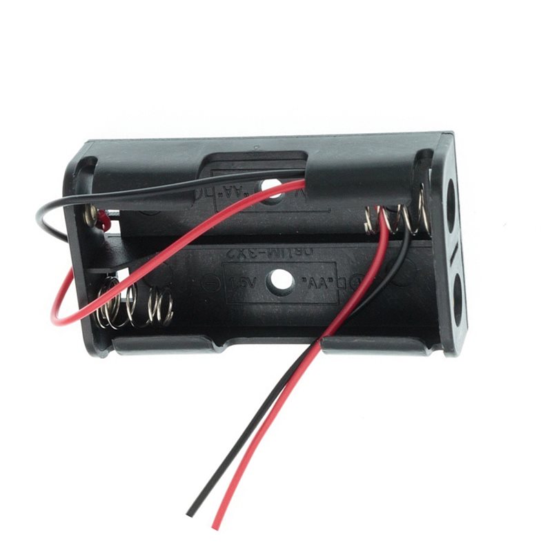 AAAEL-100Pcs Caixa para 2 Pilh - Diy Electronics Wire avaliação e preço