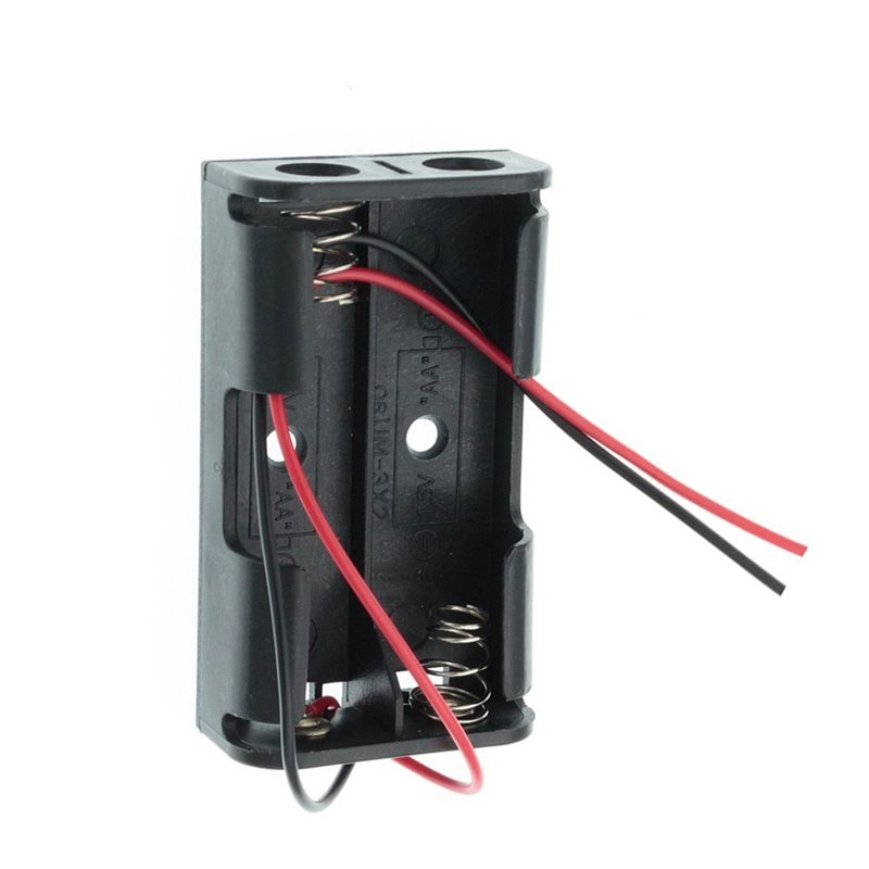 AAAEL-100Pcs Caixa para 2 Pilh - Diy Electronics Wire avaliação e preço