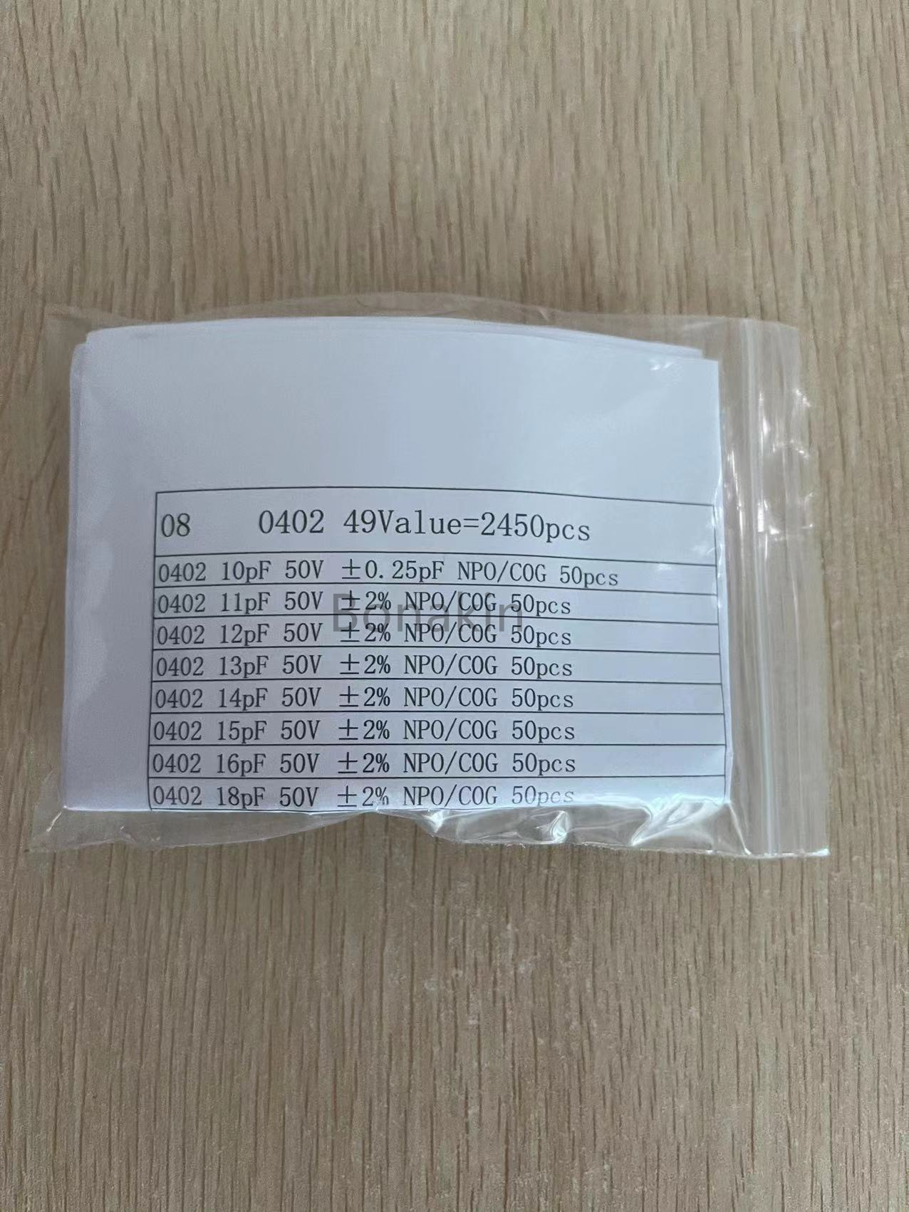 01005 0201 0402 0603 0805 1206 - Capacitor Kit Assortment avaliação e preço