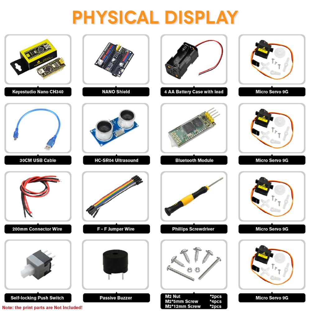 Keyestudio Kit inicial de comp - Arduino Uno Starter Kit avaliação e preço